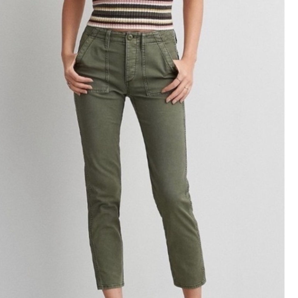 American eagle 00 vintage high rise skinny cargo pants